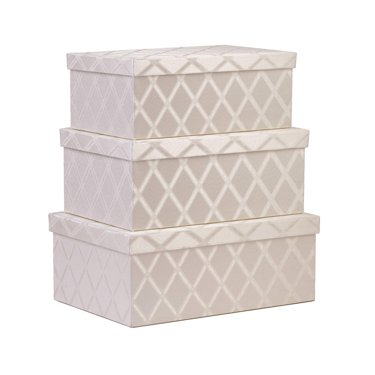 Cardboard storage boxes store with lids